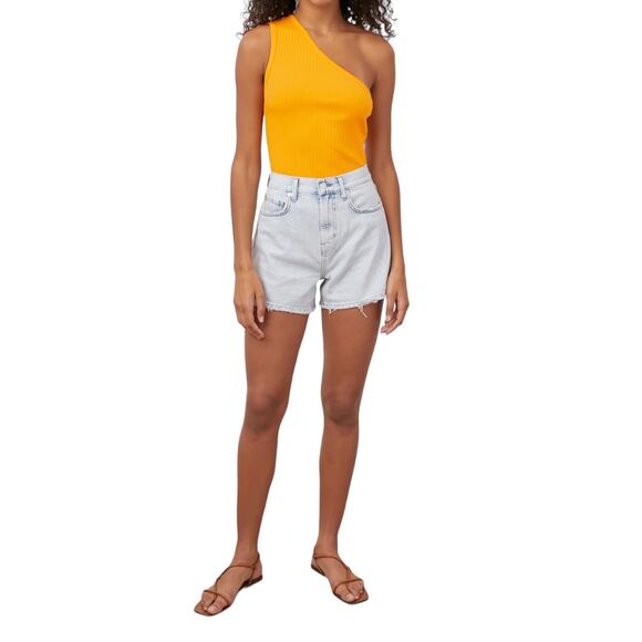 NWT! Rails Esti One Shoulder Top in Marigold - Size XL - Picture 3 of 8